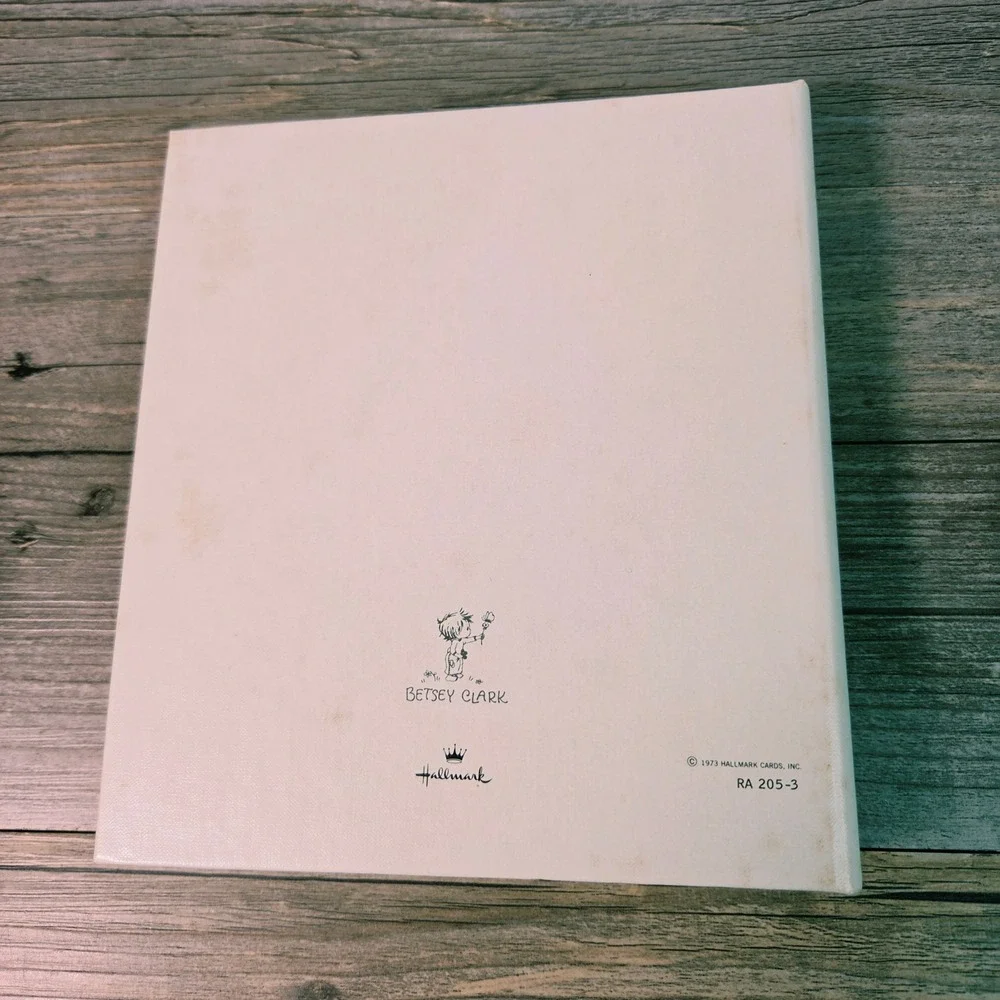 Vintage 1973 Hallmark Betsey Clark Address Book 6-Ring Binder Unused 70s Floral